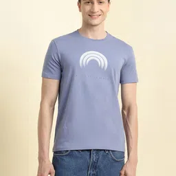 Allen Solly Men Printed Pockets Slim Fit T-shirt image 1