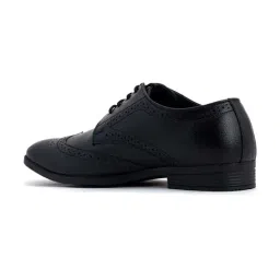 khadim Khadim's Men's Black Brogue Shoes image 5