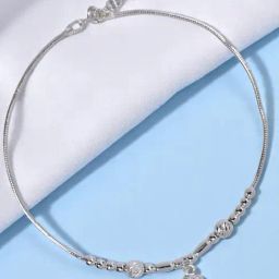 Taraash 925 Sterling Silver Anklet for Women-picture-31