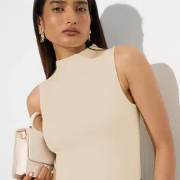 Kotty Women High Neck Sleeveless Top-image-41
