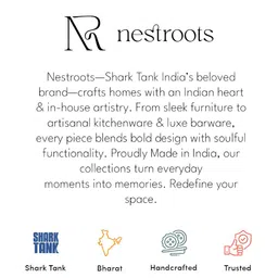 nestroots 2Pcs Grey & White Metal Mosaic Contemporary Coffee Side Table Set image 3