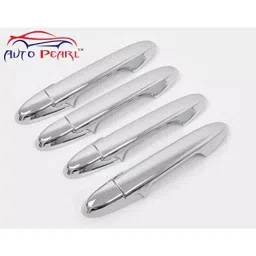 Auto Pearl Chrome Door Handle Cover Compatible For Honda New Jazz (Set of 4) image 2