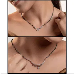 Anouk Pack of 2 Brass Mangalsutra image 1