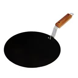 Femora Iron Concave Tawa 12 Inch, Tava for Roti with Strong Wooden Handle-picture-22