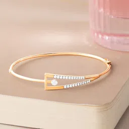 Mia by Tanishq 14 KT Diamond Bangle-picture-35
