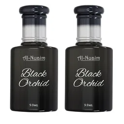 Al-Nuaim Set Of 2 Black Orchid Alcohol Free Roll On Attar - 9.9 ml Each image 2