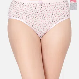 Lady Lyka Pack Of 3 Printed Cotton Hipster Briefs A-FRESHERS-1A-picture-0