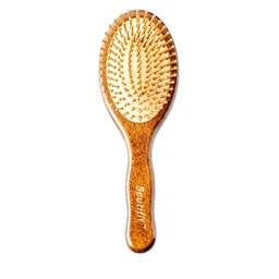 Beutifly Wooden Glossy Round Hair Brush For Detangling Hair-image-82