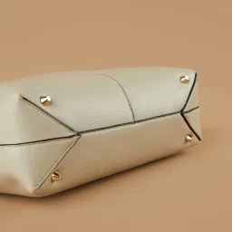 Ginger by Lifestyle Off White Shoulder Handbag image 5