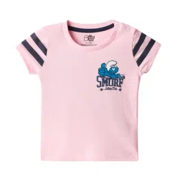 The Souled Store Kids Pink Printed T-Shirt-image-95