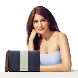 Lavie Navy Reese 2c Color Block Medium Leather Cross Body Bag image 5