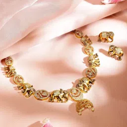 Rubans Gold-Tone Plated Set for Women image 5