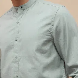 Code By Lifestyle Sage Cotton Regular Fit Shirt image 5