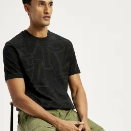 Levi's Black Regular Fit Printed T-Shirt image 5
