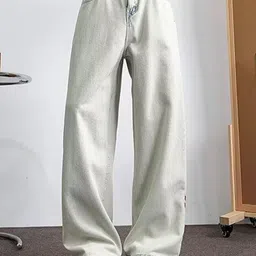 StyleCast x Revolte Men Wide Leg Mid-Rise Clean Look Jeans-picture-14