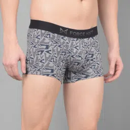 Force NXT Multicolored Cotton Regular Fit Printed Trunks image 5