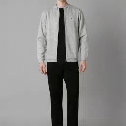 Louis Philippe Grey Regular Fit Sweatshirt image 5