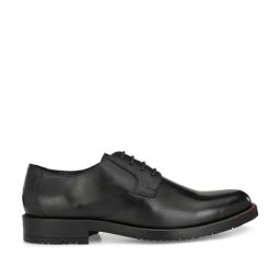 Carlo Romano Men's Black Derby Shoes-picture-13