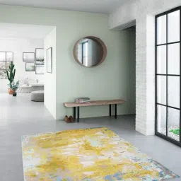 DDecor Live Beautiful Textured Multicolor Polypropylene Medium Size Rug-picture-12