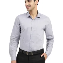 Arrow Grey Cotton Slim Fit Shirt-picture-45