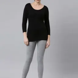 Dixcy Slimz Black Plain Thermal Top image 4