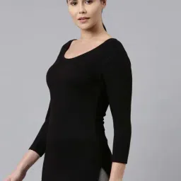 Dixcy Slimz Black Plain Thermal Top image 3