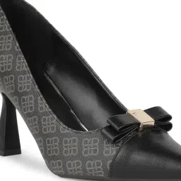 Bata Women's Black Pump Shoes image 4