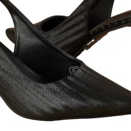 Ginger by Lifestyle Women's Black Back Strap Sandals image 5