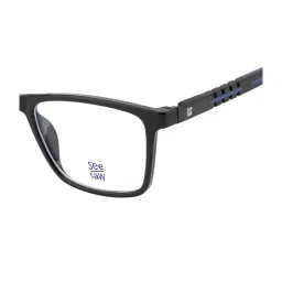 SeeSaw Black Rectangular Eye Framesfor Kids image 5