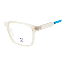 SeeSaw Grey Rectangular Eye Framesfor Kids image 5