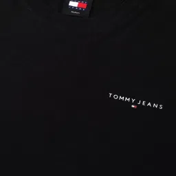 Tommy Hilfiger Black Cotton Solid Men Slim Fit T-Shirt image 5