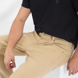 Spykar Brown Slim Fit Texture Jeans image 5