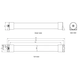 SMC 9W Toughened Glass ‎CoolWhite Machine Lamp SMC-CNC-1-3-I-L image 2