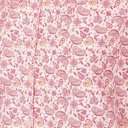 Clovia Pink Cotton Printed Shirt Shorts Set image 5