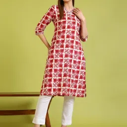 W White Floral Kurta image 5