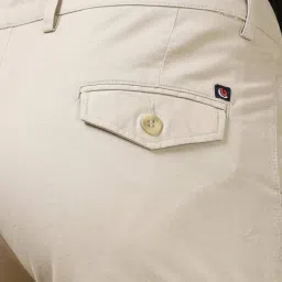 Bushirt Cream Regular Fit Cargo Shorts image 5