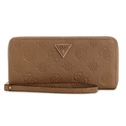 Guess Dark Taupe CRESIDIA II Logo Zip Around Wallet-picture-26