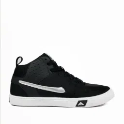 Asian Men's Black Ankle High Sneakers-picture-21