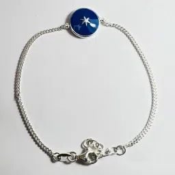 Arte Jewels 925 Sterling Silver Shiv Eye Rakhi-picture-26