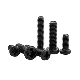 Rpi Shop M4x12mm Phillips Drive Pan Head Screws Hybrid Full Thread Black Oxide Finish Pack of 75 Pcs image 1