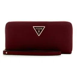 Guess Wine LAUREL II Textured Zip Around Wallet-image-66