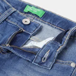United Colors of Benetton Boys Blue Jeans image 3
