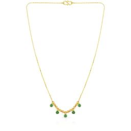 malabar gold and diamonds Malabar Gold & Diamonds BIS hallmarked (916) 22k Yellow Gold Necklace for Women,Close to Neck-picture-46