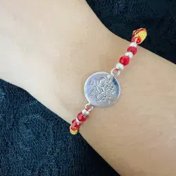 Arte Jewels 925 Sterling Silver Humsa Rakhi-picture-24