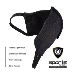 Ubon M-50-2 3 Layer Cotton Reusable Face Mask (Pack of 2 Pcs) image 2