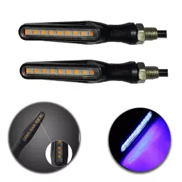 Cartronics Pencil Type Blue LED Indicator for Honda CD 110 Dream(Pack of 4 Pcs) image 3