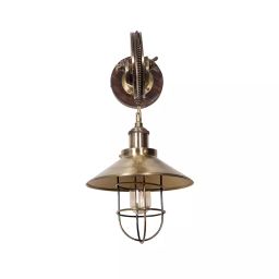 Fos Lighting Fos Lighting Industrial Barn Antique Pulley Wall Sconce - Tava-JalPulley-WL1-picture-32