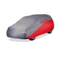 Elegant Grey & Red Water Resistant Car Body Cover for Tata Safari 2021 Onwards image 3