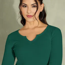 Maheshvi Ribbed Fitted Top image 2