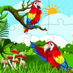 fiddlys Fiddly's Wood Jigsaw Puzzles for Kids & Children - 9 Pieces (Birds, Bear & Bee's) for Age 3+ Pack of 6 image 4